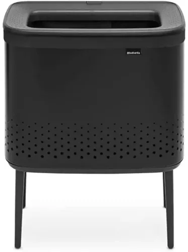 סל כביסה 60 ליטר -Brabantia BO שחור (תמונה ראשית) - מתאים לשדרוג מראה האמבטיה בקלות ובמהירות