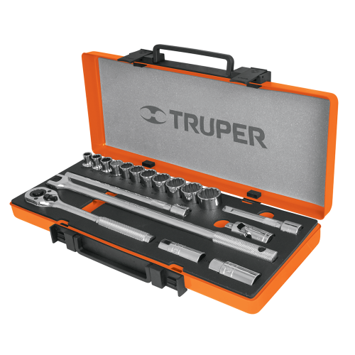 סט בוקסות ''1/2 אינצ' TRUPER 