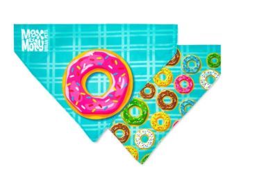 בנדנה מקס ומולי בעיצוב דונטס לכלב ולחתול BANDANA - DONUTS MAX & MOLLY 