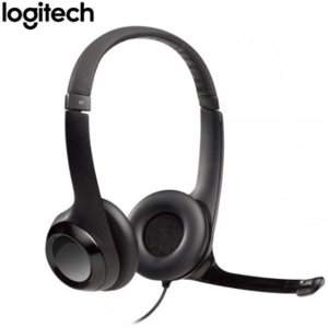 אוזניות קשת Logitech USB Headset H390, עם מיקרופון
