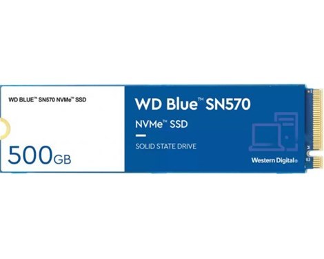 דיסק פנימי WD BLUE SN570 500GB NVME BLUE GEN3
