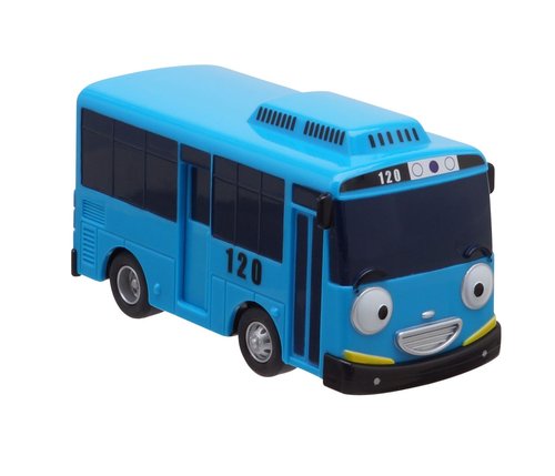 אוטובוס פלסטיק בשילוב מתכת מסדרת הילדים 'טאיו האוטובוס הקטן' שהגיעה לישראל - טאיו האוטובוס הכחול