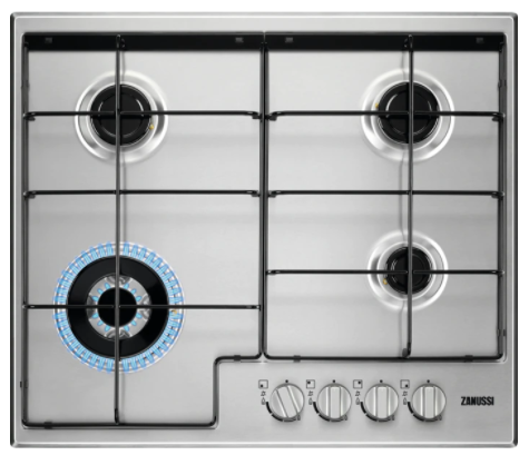 כיריים גז זנוסי דגם ZGH65424XS נירוסטה