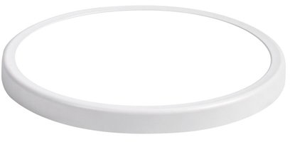 גוף תאורה צמוד תקרה עגול דק לבן TIME 24W 30CM 3CCT גוון אור משתנה בלחיצה