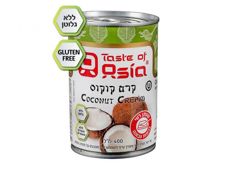 קרם קוקוס ללא חומר משמר 400 מ"ל - Taste of Asia