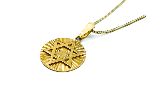 תליון ענתיקה מגן דוד
