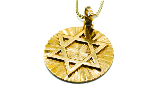 תליון ענתיקה מגן דוד
