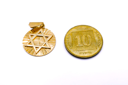 תליון ענתיקה מגן דוד