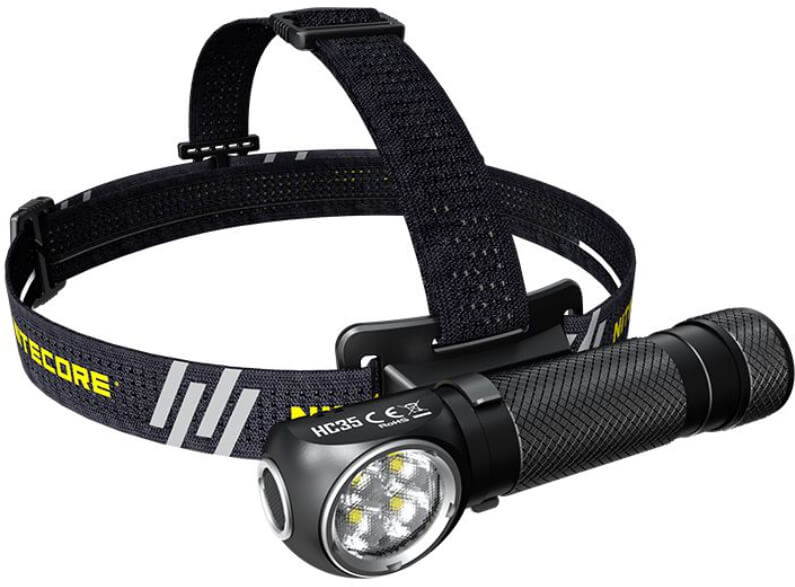 פנס ראש/יד נטען HC35 2700 Lumen 