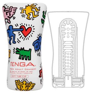 מיני פלשלייט Tenga - Squeeze Tube Cup Keith Haring