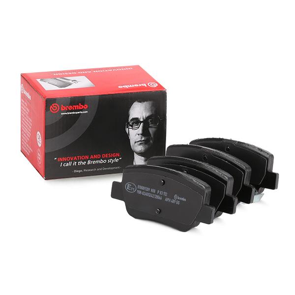 ‏רפידות בלם אחוריות Brembo | ‏טויוטה אבנסיס | ‏P83112