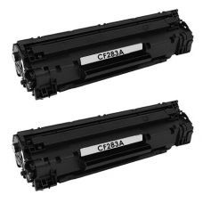  זוג טונרים שחור חלופי HP CF283A  1+1