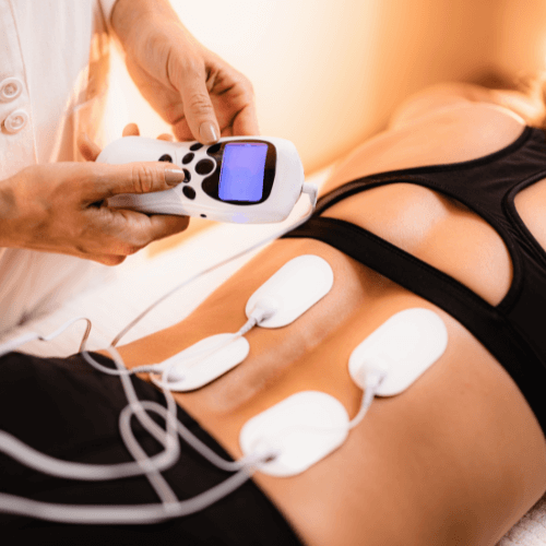 כאב גב תחתון טיפול באמצעות מכשיר טנס