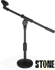 סטנד מיקרופון נמוך עם משקולת D-J מבית Stone