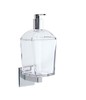 דיספנסר שקוף +וו כסוף TILDA Soap dispenser 