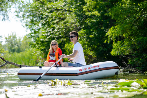 סירה מתנפחת מגומי קוליברי ל 2 אנשים KOLIBRI K-260T ✮