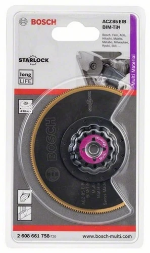 להב מסור חצי עגול BOSCH ACZ 85 EIB Multi Material BIM-TiN