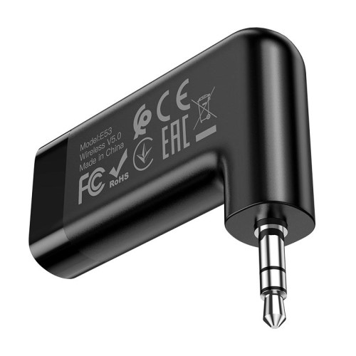 מתאם / מקלט אלחוטי לרכב Hoco E53 Aux to BT