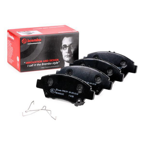 ‏רפידות בלם קדמיות Brembo | ‏הונדה אינסייט, ג'אז, CRZ | ‏P28050