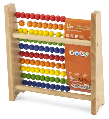 חשבוניה גדולה קלאסית מעץ 10 על 10