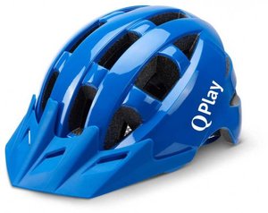 קסדה בטיחותית לילדים עם חורי אוורור ומגן שמש לאופנים / קורקינט / סקטים לגיל 3-8 - כחול