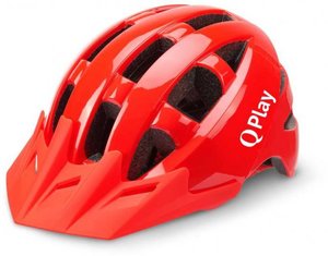 קסדה בטיחותית לילדים עם חורי אוורור ומגן שמש לאופנים / קורקינט / סקטים לגיל 3-8 - אדום