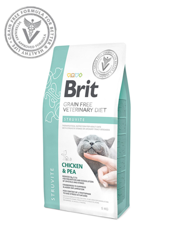 בריט מזון יבש יעודי לחתול סטרווייט (אבנים בדרכי השתן) 5 ק