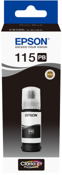 מיכל דיו שחור פוטו אפסון Epson 115 Black Photo - מקורי