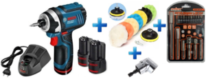 אמפקט 12V כולל 2 סוללות GDR12V-LI+מגוון מתנות
