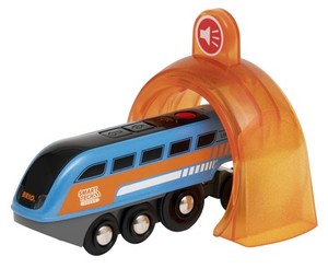 קטר חשמלי עם הקלטת קול ואורות + ומנהרת SmartTech 