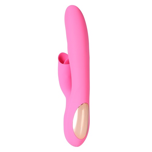 ויברטור עם לשונית לליקוק הדגדגן