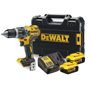 מברגה/מקדחה רוטטת 13 מ"מ DEWALT DCD796P2 BL 18V+סוללות ומטען