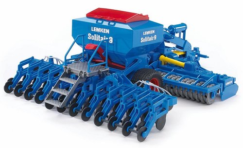 מכונת זריעה LEMKAN solitair 9 עם מיכל הזנת דשנים עליון