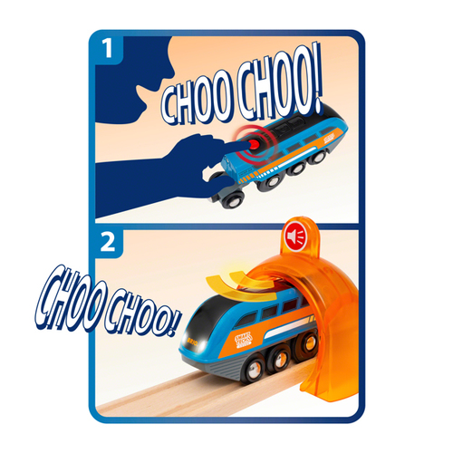 סט רכבת ענק 91 חלקים עם קטר חשמלי אורקולי בטכנולוגיית SmartTech להפעלה אוטומטית