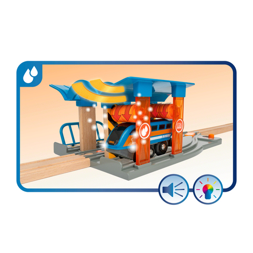 סט רכבת ענק 91 חלקים עם קטר חשמלי אורקולי בטכנולוגיית SmartTech להפעלה אוטומטית