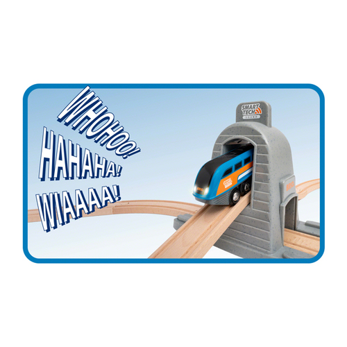 סט רכבת ענק 91 חלקים עם קטר חשמלי אורקולי בטכנולוגיית SmartTech להפעלה אוטומטית