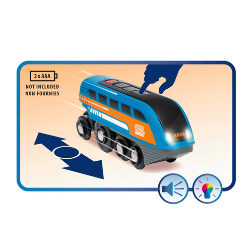 סט רכבת ענק 91 חלקים עם קטר חשמלי אורקולי בטכנולוגיית SmartTech להפעלה אוטומטית