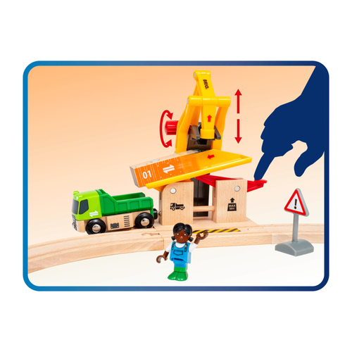 סט רכבת ענק 91 חלקים עם קטר חשמלי אורקולי בטכנולוגיית SmartTech להפעלה אוטומטית
