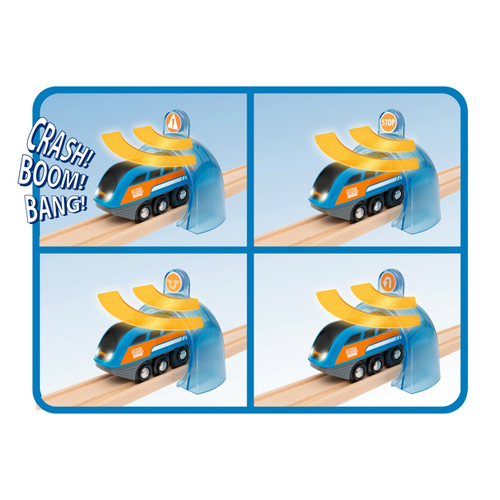 סט רכבת ענק 91 חלקים עם קטר חשמלי אורקולי בטכנולוגיית SmartTech להפעלה אוטומטית