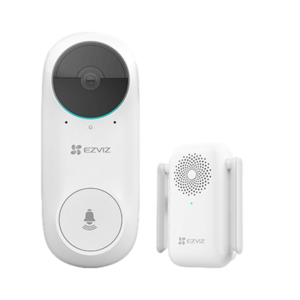אינטרקום אלחוטי עם מצלמה + פעמון אלחוטי EZVIZ DB2C
