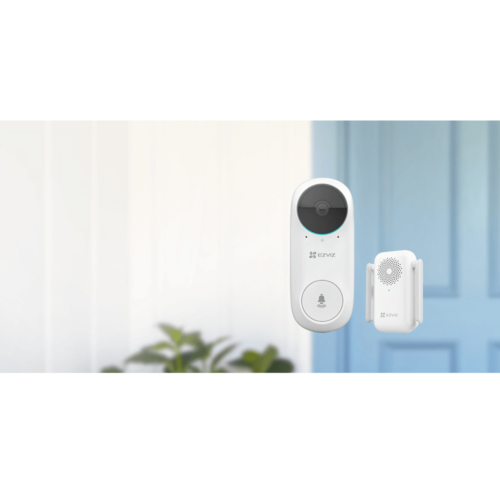 אינטרקום אלחוטי עם מצלמה + פעמון אלחוטי EZVIZ DB2C