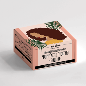 קורקטור מינרלי טבעי - שושנה | ורוד עתיק (12 מל