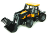 טרקטור JCB Fastrac עם כף מתרוממת ונפתחת ושליטה על ההגה עם מוט חיצוני - לילדים ולאספנים