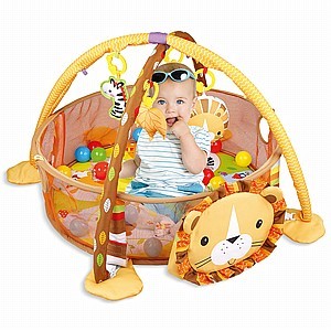 שטיח פעילות ובריכת כדורים pit toys דגם אריה