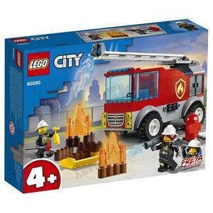 לגו סיטי כבאית עם סולם - LEGO CITY FIRE LADDER TRUCK 60280