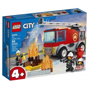לגו סיטי כבאית עם סולם - LEGO CITY FIRE LADDER TRUCK 60280