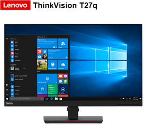 מסך 27 אינטש Lenovo ThinkVision T27q-20, רזולוציה QHD, כיוון גובה וציר Pivot