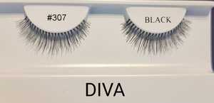 ריסים מלאכותיים דיווה DIVA משיער טבעי רב שימושי מדגם 307