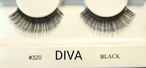 ריסים מלאכותיים דיווה DIVA משיער טבעי רב שימושי מדגם 320