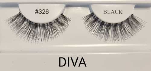 ריסים מלאכותיים דיווה DIVA משיער טבעי רב שימושי מדגם 326